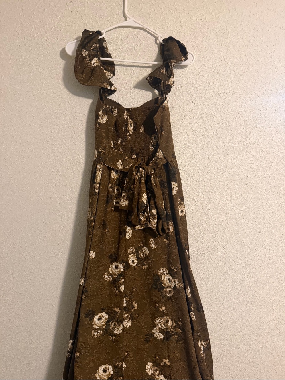 Floral Ruffle Strap Dress - Picture 4 of 4